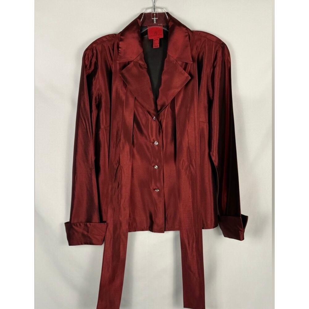 JS Collections Womens Shimmer Top Size 6 Cocktail Formal Evening Party Career